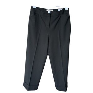 Chico's Ultimate Fit Cuffed Crop Stretch Black Pants Chico Size 0  NWT